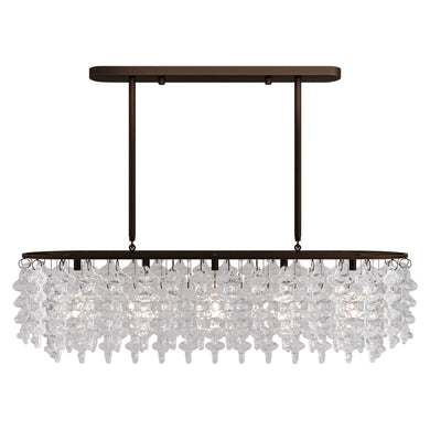 BRUTALE Venetian Glass Dining Chandelier - D58