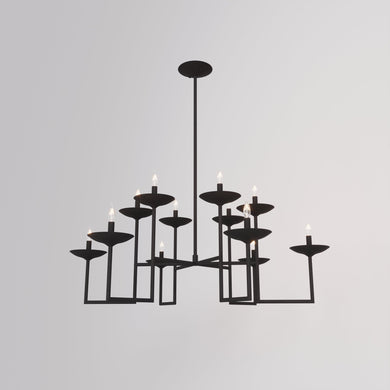 LE MARAIS Two Tier French Plaster Chandelier 47