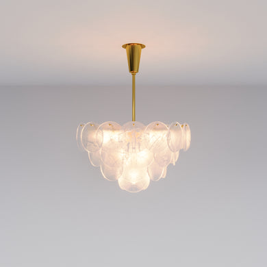 LUNA Quartz Crystal Chandelier 24
