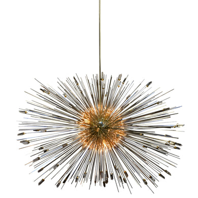Gramercy spiked quartz single pendant light like sputnik chandelier