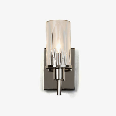 Fiammi flame wall sconce hand blown glass shades