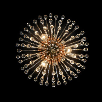 Sophia single pendant flush mount sconce light similar to sputnik chandelier style