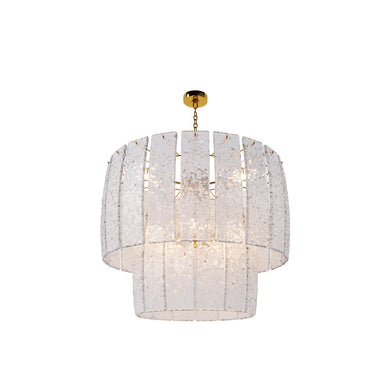 GLORIA Venetian Cristale Glass Two Tier Chandelier 18