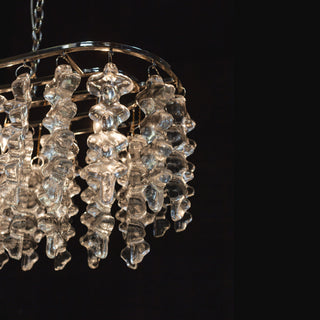 BRUTALE Venetian Glass Dining Chandelier - D58