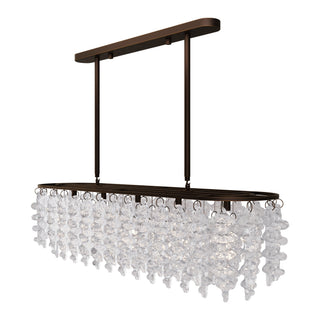 BRUTALE Venetian Glass Dining Chandelier - D58