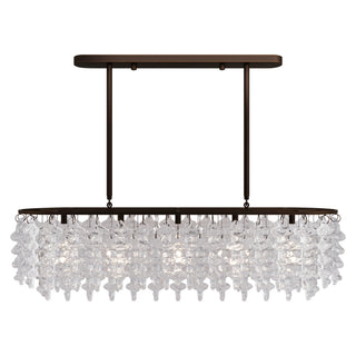 BRUTALE Venetian Glass Dining Chandelier - D58