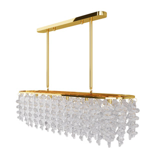 BRUTALE Venetian Glass Dining Chandelier - D58