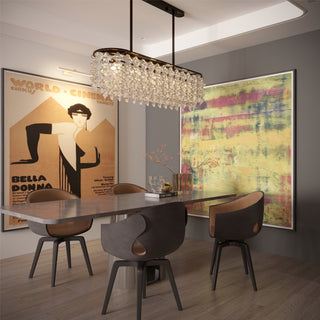 BRUTALE Venetian Glass Dining Chandelier - D58