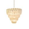 GLORIA Venetian Cristale Glass Four Tier Chandelier 30