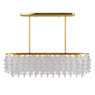 BRUTALE Venetian Glass Dining Chandelier - D58