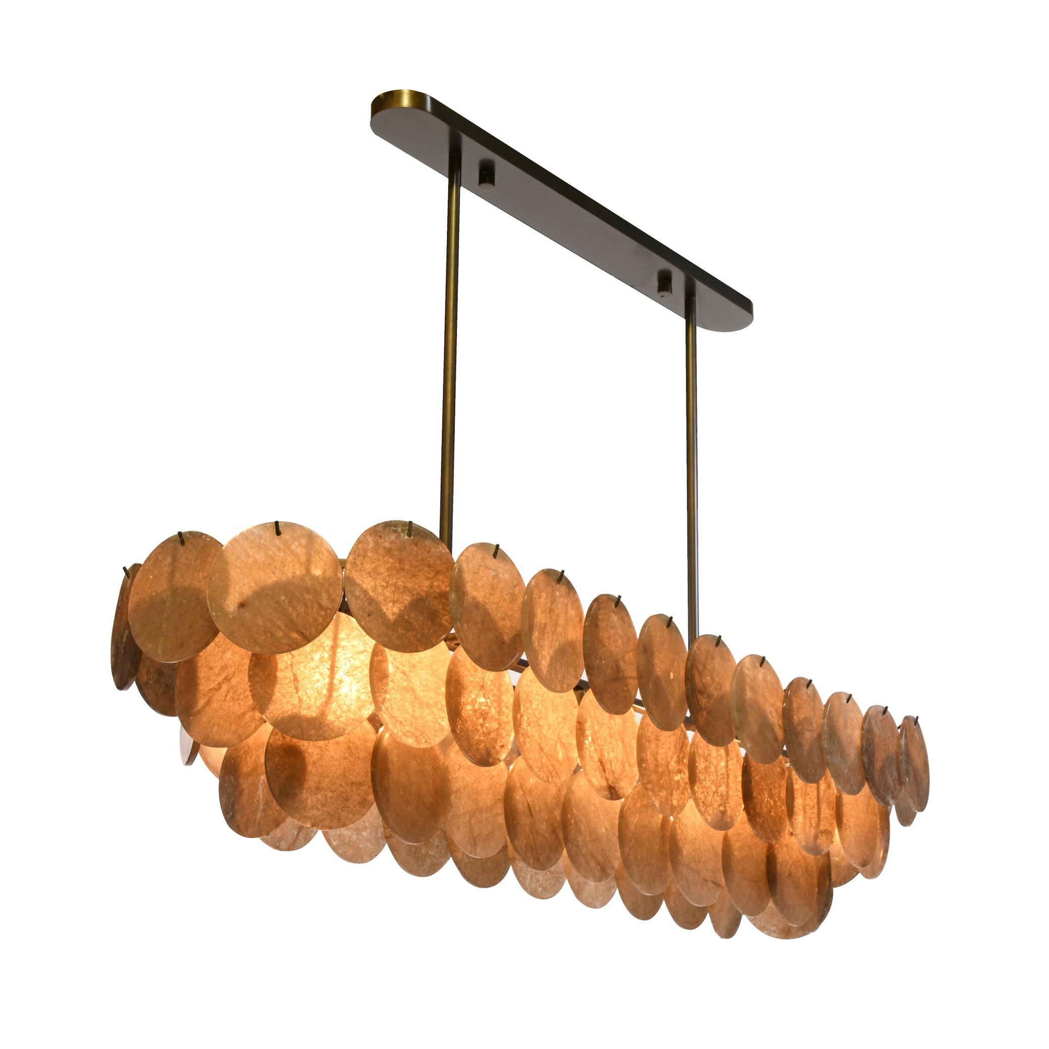 LUNA Quartz Dining Chandelier 55