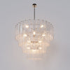 GLORIA Venetian Cristale Glass Three Tier Chandelier 24