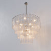 GLORIA Venetian Cristale Glass Three Tier Chandelier 24