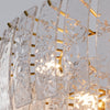 GLORIA Venetian Cristale Glass Three Tier Chandelier 24