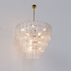 GLORIA Venetian Cristale Glass Three Tier Chandelier 24