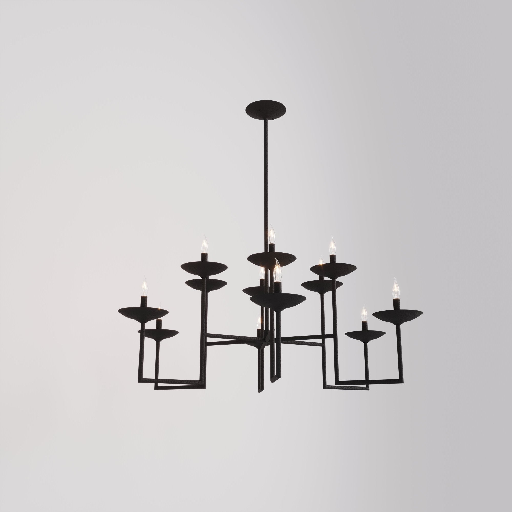 LE MARAIS Two Tier French Plaster Chandelier 47