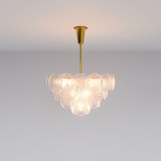LUNA Quartz Crystal Chandelier 24