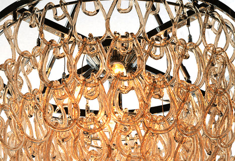 TESSA Glass Cristale Piccolo Chandelier