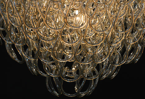 TESSA Glass Cristale Piccolo Chandelier