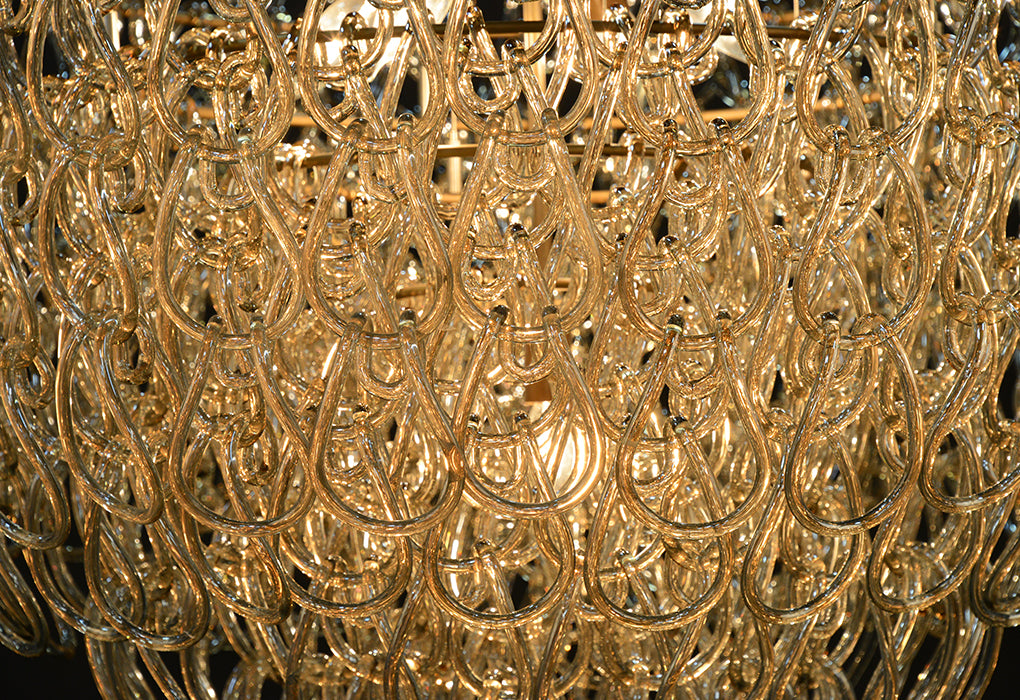 TESSA Glass Cristale Piccolo Chandelier
