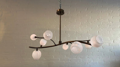 Luxe Lucia Tree branch bronze modern chandelier hanging custom lights