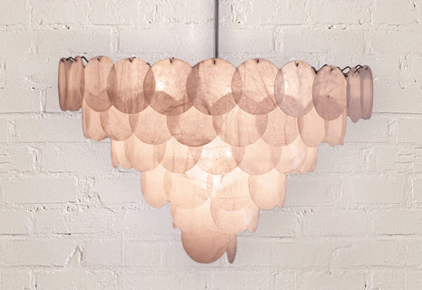 LUNA Quartz Crystal Chandelier 36