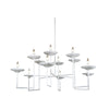 LE MARAIS Two Tier French Plaster Chandelier 47