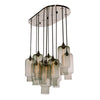 SORBONNE 10 Hand Blown Glass Chandelier