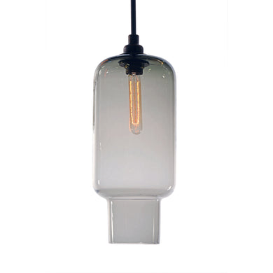 Luxe sorbonne single pendant luxury designer light fixture glass shade 