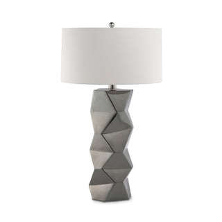 CARINA Geometric Ceramic Sculpture Table Lamp