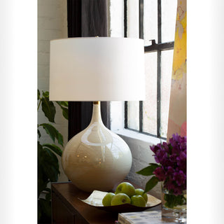 FRANCIS Glazed Ceramic Sphere Table Lamp