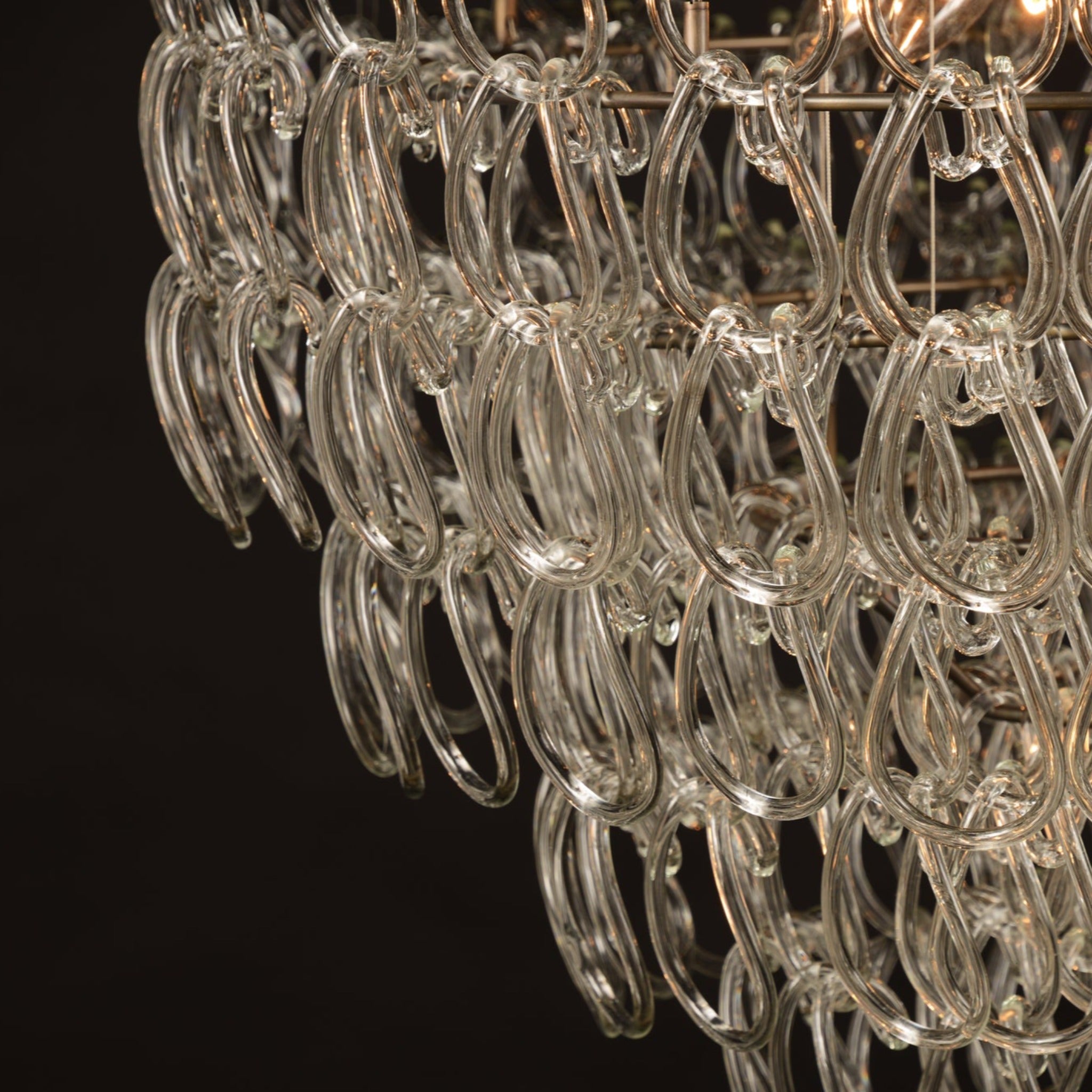 TESSA Luxury Glass Cristale Dining Chandelier