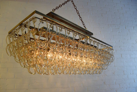 TESSA Luxury Glass Cristale Dining Chandelier