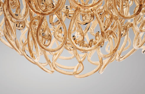 TESSA Glass Cristale Grande Dining Chandelier