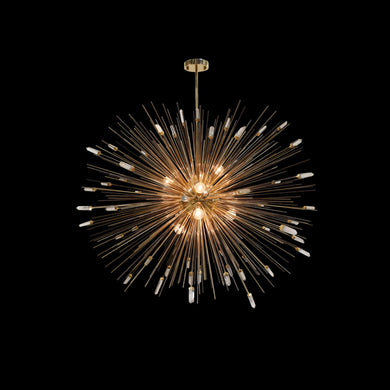 Luxe Gramercy Spike quartz sputnik modern pendant light chandelier