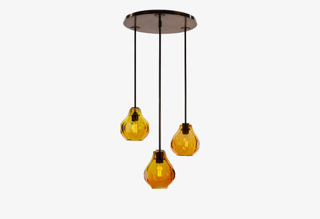 DUCELLO Trio Round Pendant Chandelier (44")