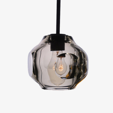 Ducello Single pendant hand blown crystal glass shade for pendant lighting