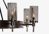 FIAMMI Single Tier Flame Shade Chandelier 40
