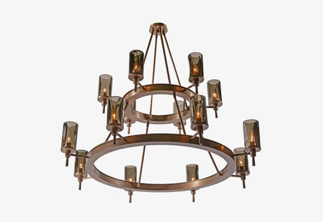 FIAMMI Two Tier Flame Chandelier 48