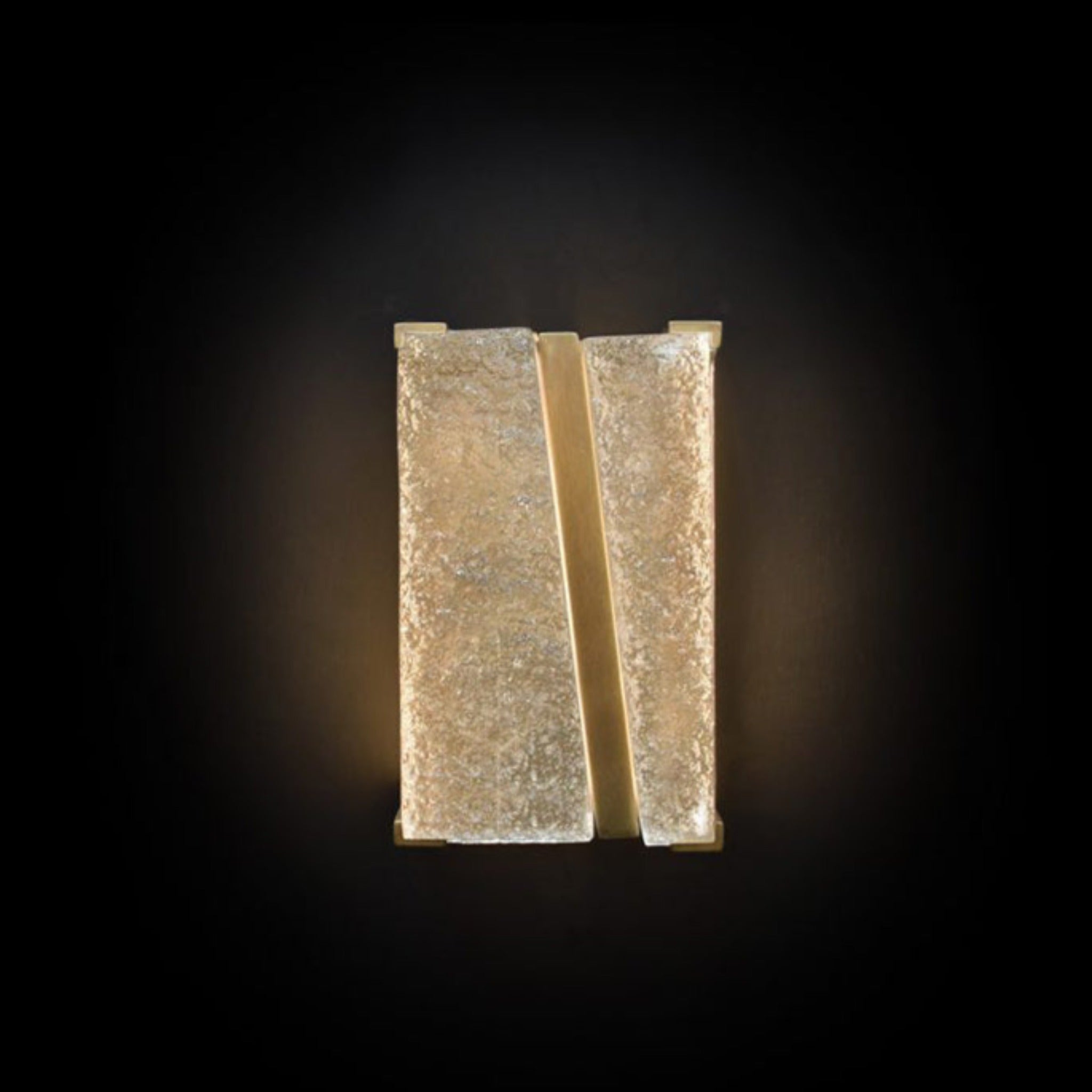 LEAN ON ME Textured Glass Wall Sconce - Piccolo Left