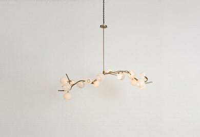Lucia custom chandelier lighting design made of branches