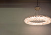 ROXI Quartz Crystal Circle Chandelier 48