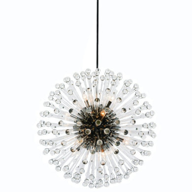 Luxe Sophia Mid-century modern sputnik chandelier in teardrop glass spikes