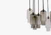 SORBONNE 10 Hand Blown Glass Chandelier