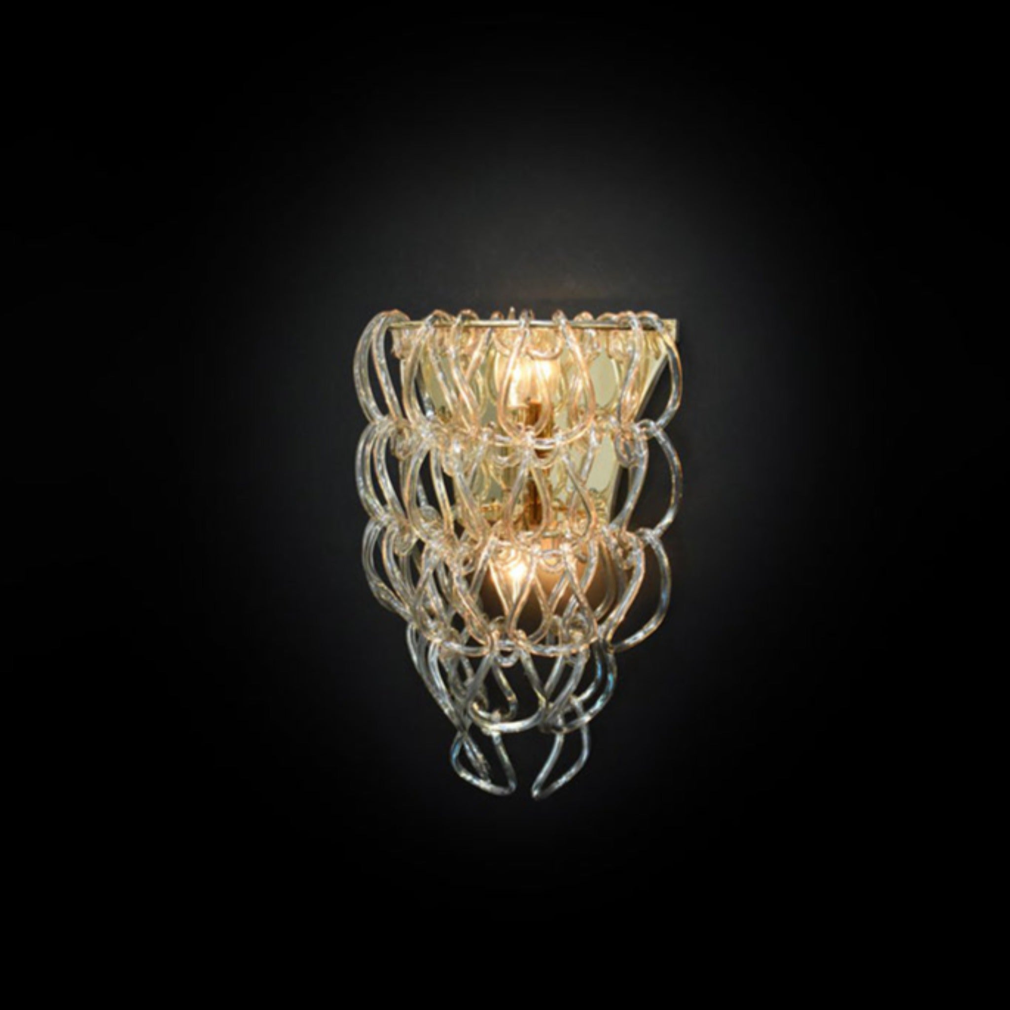 TESSA Glass Cristale Wall Sconce
