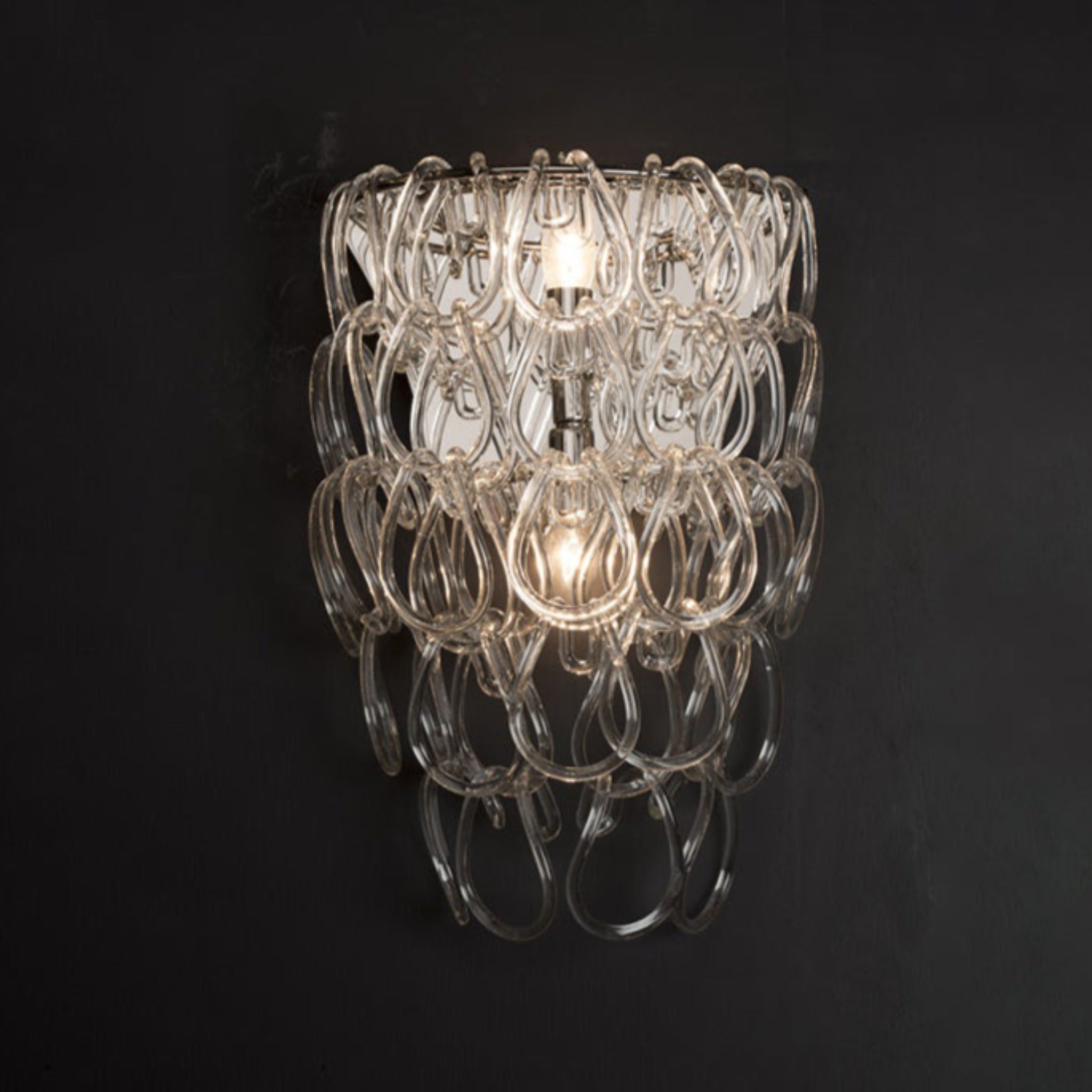 TESSA Glass Cristale Wall Sconce