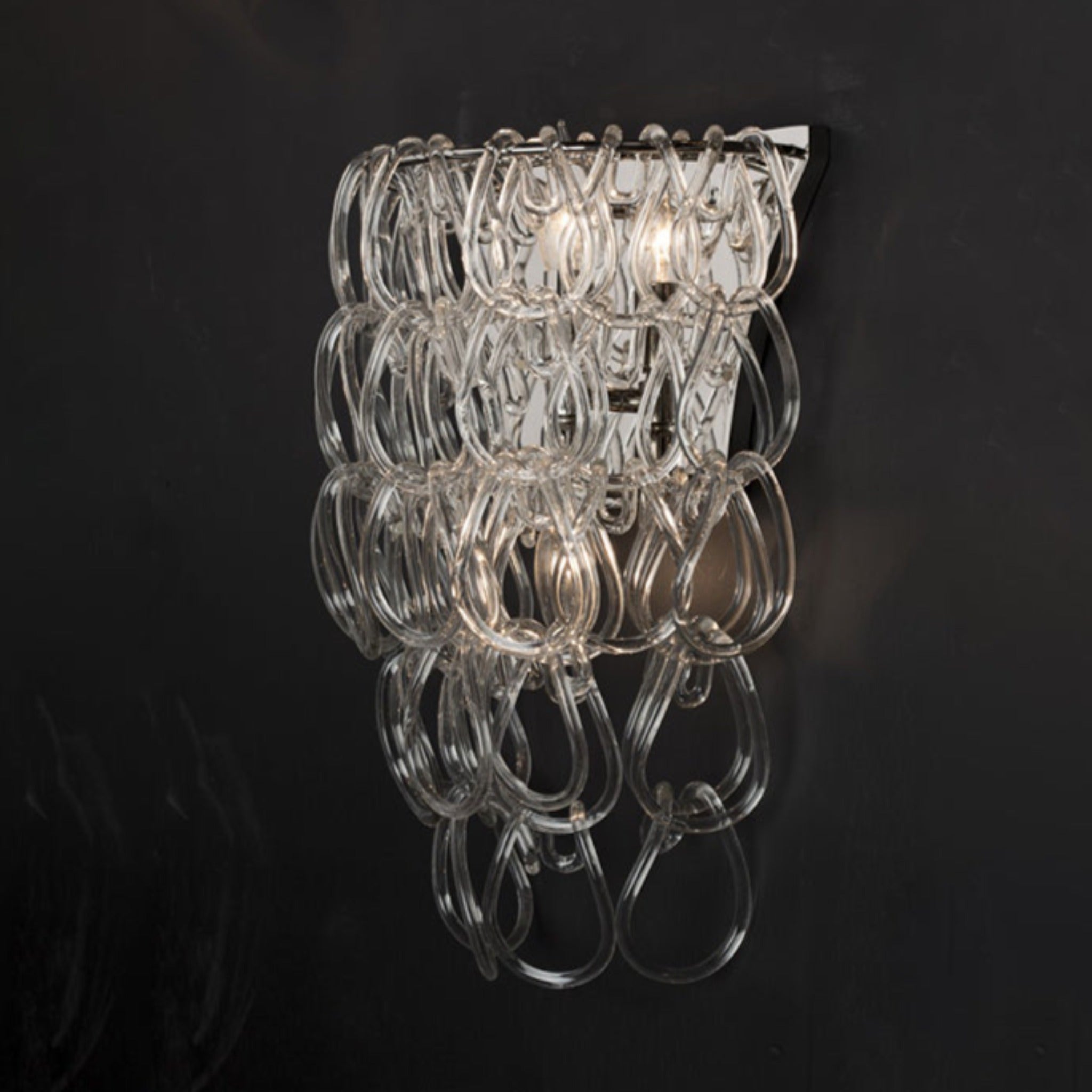 TESSA Glass Cristale Wall Sconce
